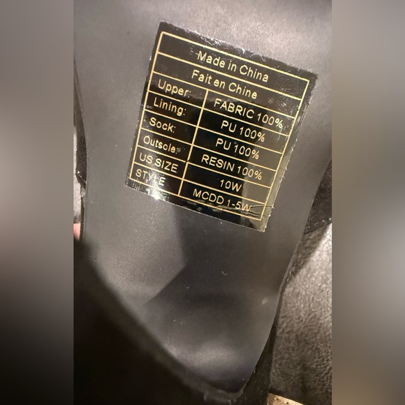 Modcloth Graham Black Heels with Mary Jane Strap Whimsygoth Vintage Look - Picture 9 of 11